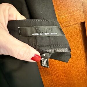 WHITE HOUSE BLACK MARKET Elle Black Ankle pants